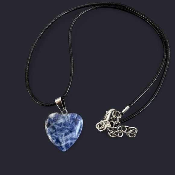 Jewelry - Sodalite Heart Pendant Necklace
